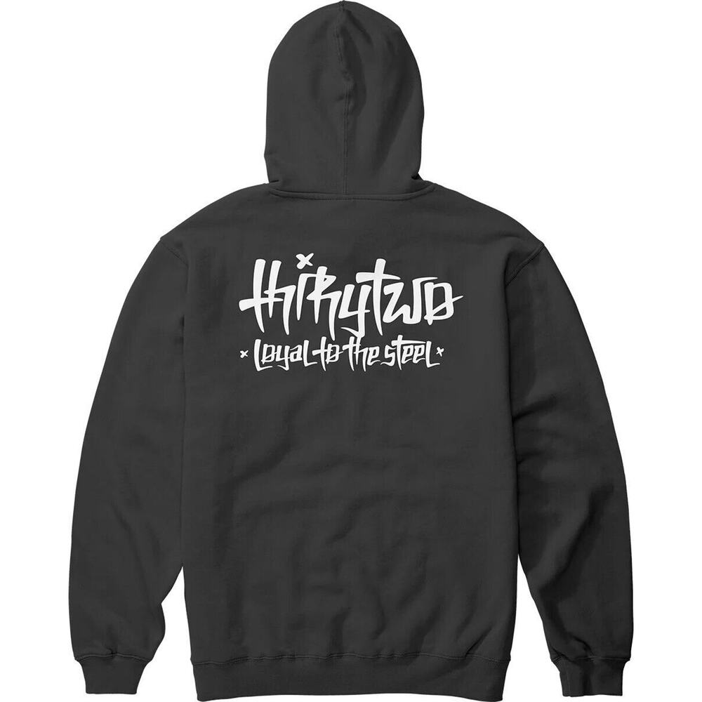ThirtyTwo Men's 32 Art Graffiti Pullover Fleece Hoodie Sweatshirt in Black